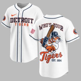 Detroit Tigers Classic Mascot Baseball Jersey LT0009