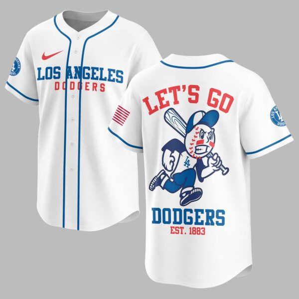 Los Angeles Dodgers Classic Mascot Baseball Jersey LT0009