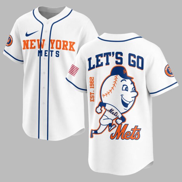 New York Mets Classic Mascot Baseball Jersey LT0009