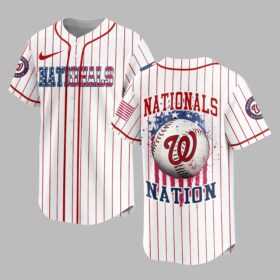 Washington Nationals USA Flag Edition Premium Baseball Jersey PH00007