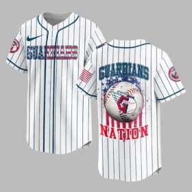 Cleveland Guardians USA Flag Edition Premium Baseball Jersey PH00007
