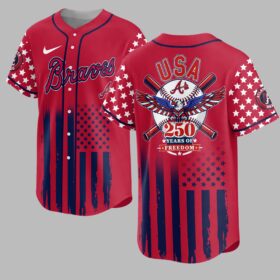 Atlanta Braves USA 250 Premium Jersey PL08