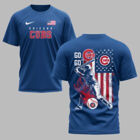 Chicago Cubs x American Flag Premium Performance T-Shirt PH00004
