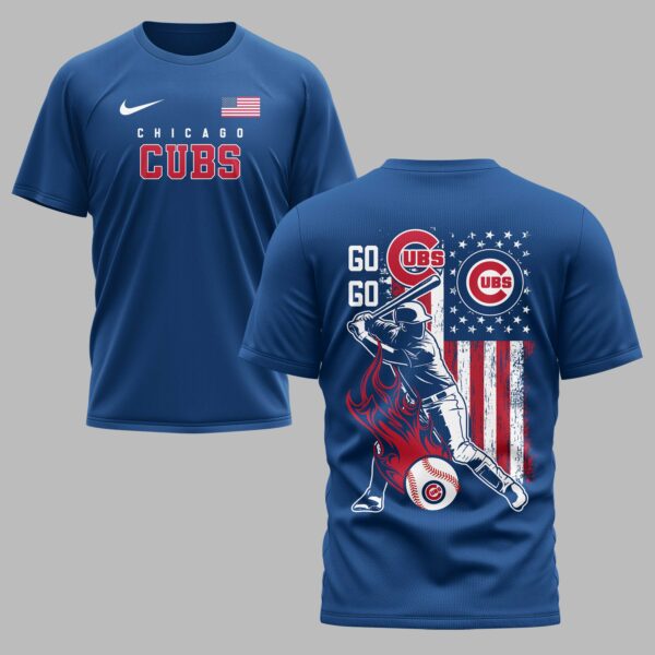 Chicago Cubs x American Flag Premium Performance T-Shirt PH00004