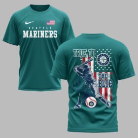 Seattle Mariners x American Flag Premium Performance T-Shirt PH00004