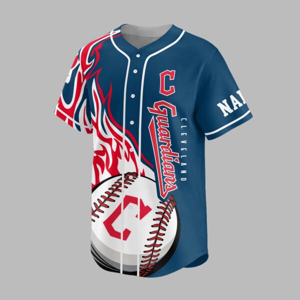 Alternative view of Cleveland Guardians Premium Baseball Jersey PVT005