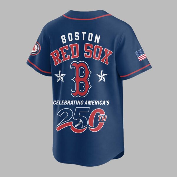Alternative view of Boston Red Sox Celebrating America’s 250th Premium Jersey LT0006
