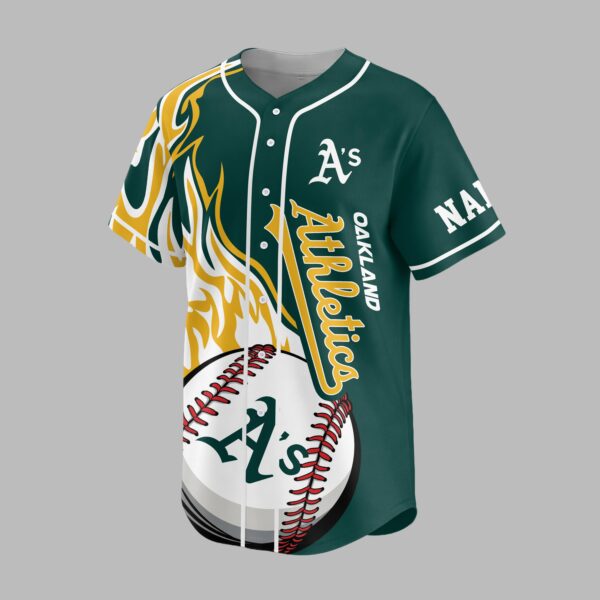Alternative view of Oakland Athletics Premium Baseball Jersey PVT005