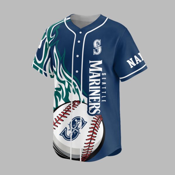 Alternative view of Seattle Mariners Premium Baseball Jersey PVT005