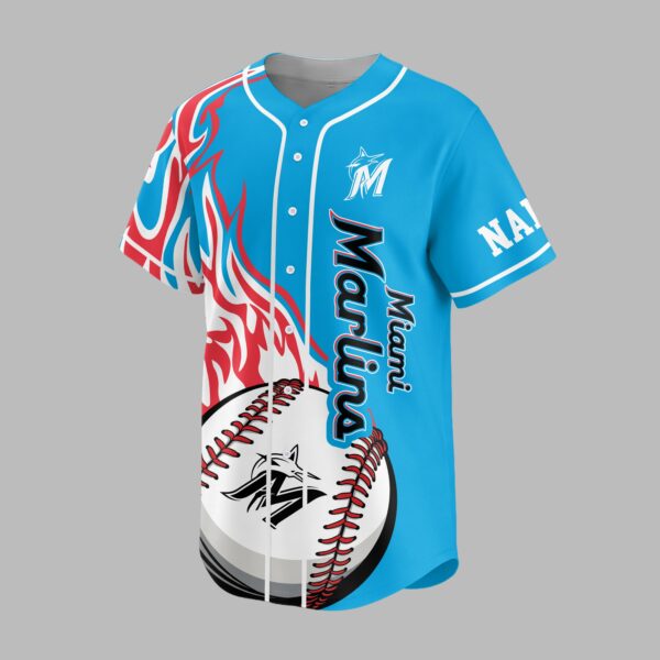 Alternative view of Miami Marlins Premium Baseball Jersey PVT005