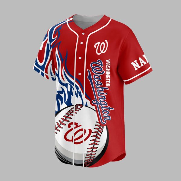 Alternative view of Washington Nationals Premium Baseball Jersey PVT005