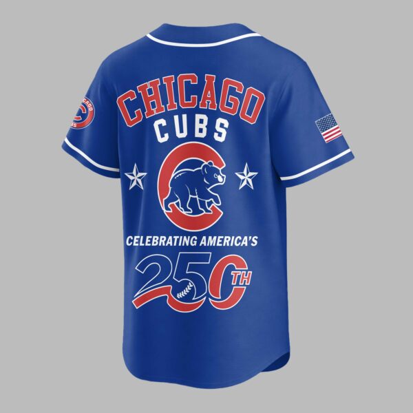 Alternative view of Chicago Cubs Celebrating America’s 250th Premium Jersey LT0006