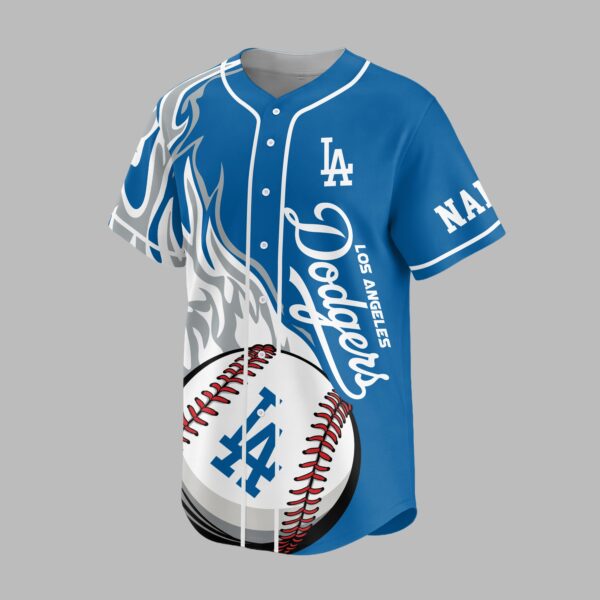 Alternative view of Los Angeles Dodgers Premium Baseball Jersey PVT005