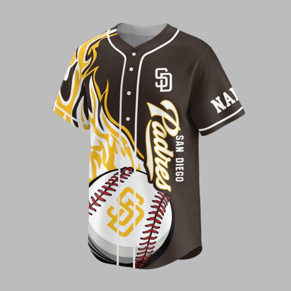 Alternative view of San Diego Padres Premium Baseball Jersey PVT005