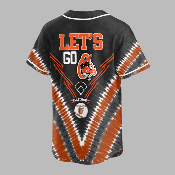 Alternative view of Baltimore Orioles Tie Dye Premium Jersey PL09