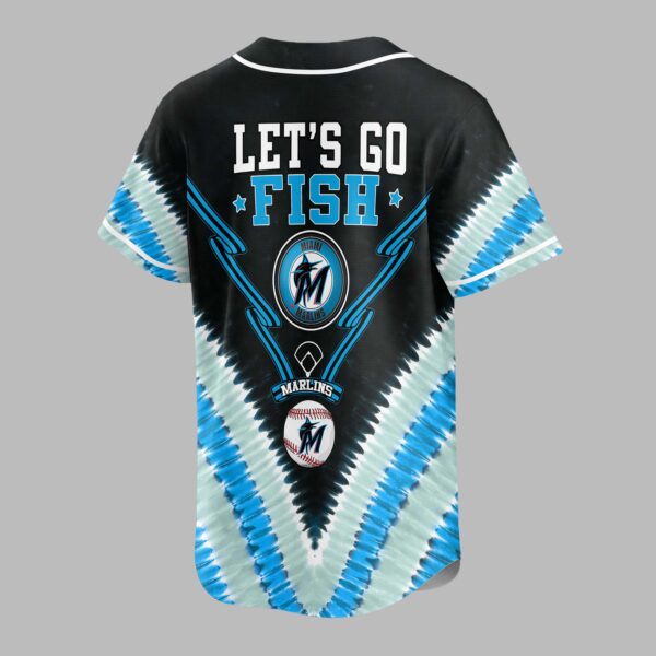 Alternative view of Miami Marlins Tie Dye Premium Jersey PL09
