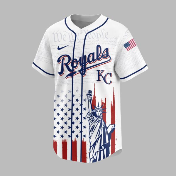 Alternative view of Kansas City Royals X America’s 250th Anniversary Premium Baseball Jersey PVT006