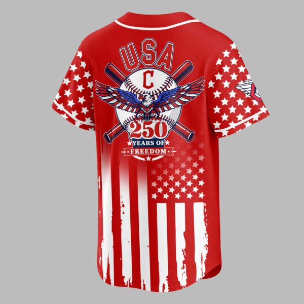 Alternative view of Cleveland Guardians USA 250 Premium Jersey PL08