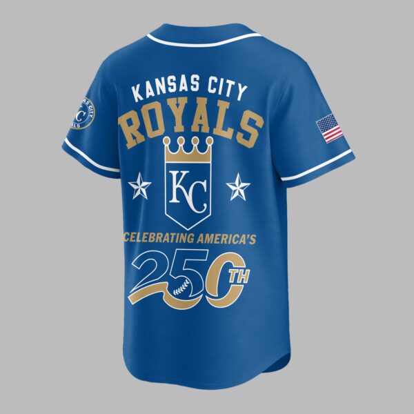 Alternative view of Kansas City Royals Celebrating America’s 250th Premium Jersey LT0006
