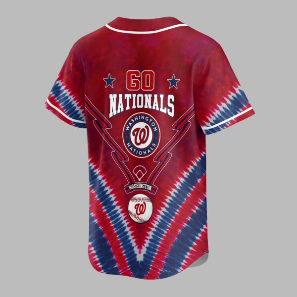 Alternative view of Washington Nationals Tie Dye Premium Jersey PL09