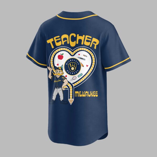 Alternative view of Milwaukee Brewers “Teacher Appreciation Night” Premium Jersey PH00005