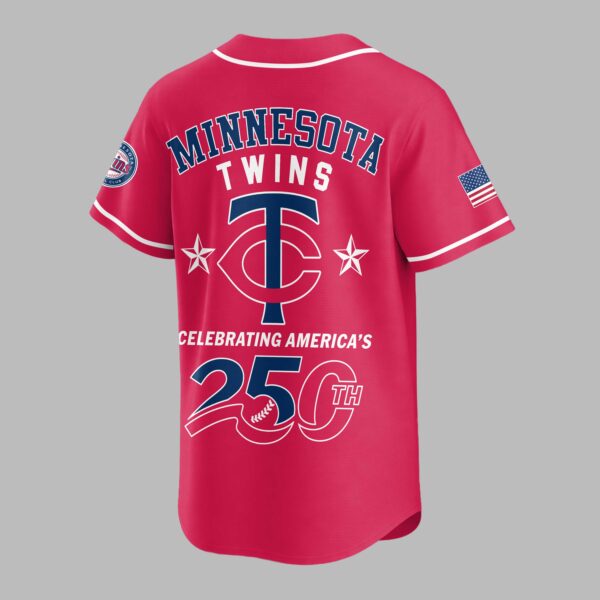 Alternative view of Minnesota Twins Celebrating America’s 250th Premium Jersey LT0006