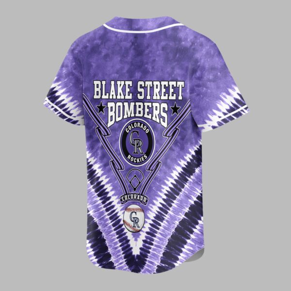 Alternative view of Colorado Rockies Tie Dye Premium Jersey PL09