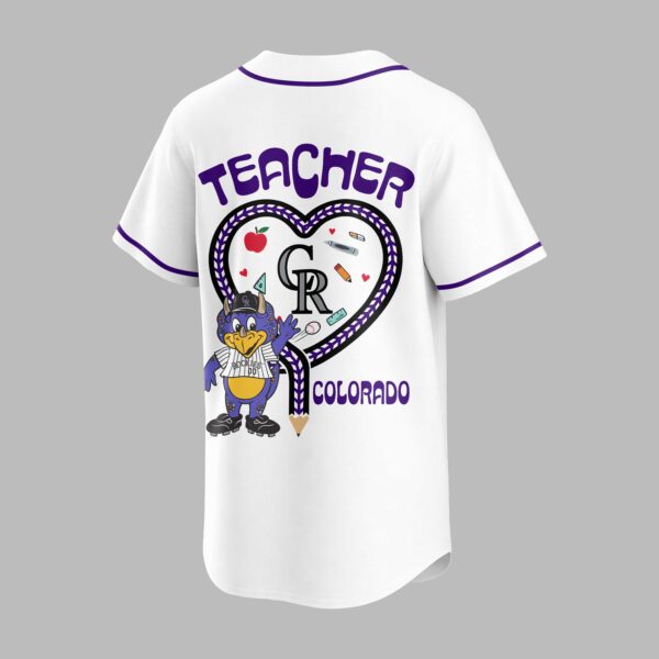 Alternative view of Colorado Rockies “Teacher Appreciation Night” Premium Jersey PH00005
