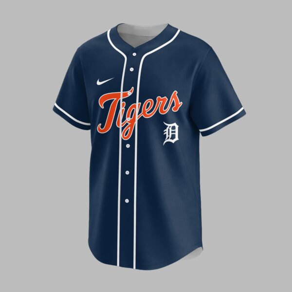 Alternative view of Detroit Tigers X I Can Do All Things Through Christ Christ Who Strengthens Me Jersey PVT007