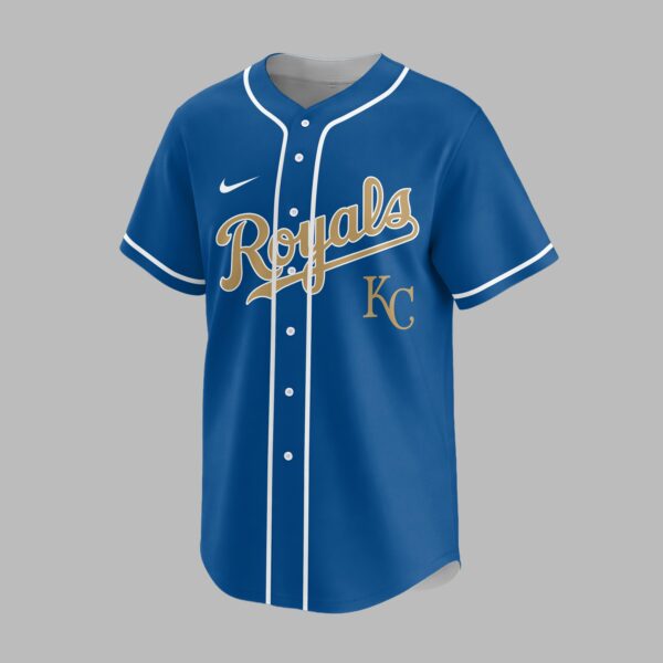 Alternative view of Kansas City Royals X I Can Do All Things Through Christ Christ Who Strengthens Me Jersey PVT007