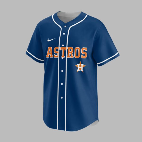 Alternative view of Houston Astros X I Can Do All Things Through Christ Christ Who Strengthens Me Jersey PVT007
