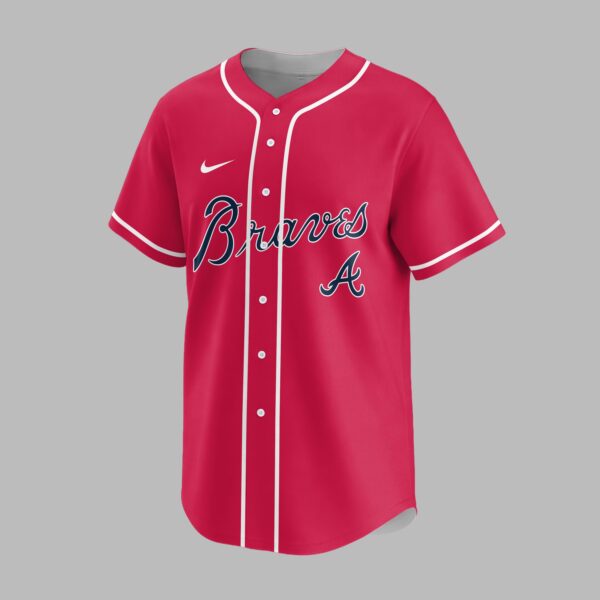 Alternative view of Atlanta Braves X I Can Do All Things Through Christ Christ Who Strengthens Me Jersey PVT007