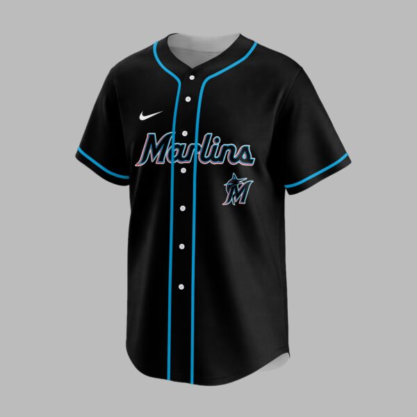 Alternative view of Miami Marlins X I Can Do All Things Through Christ Christ Who Strengthens Me Jersey PVT007