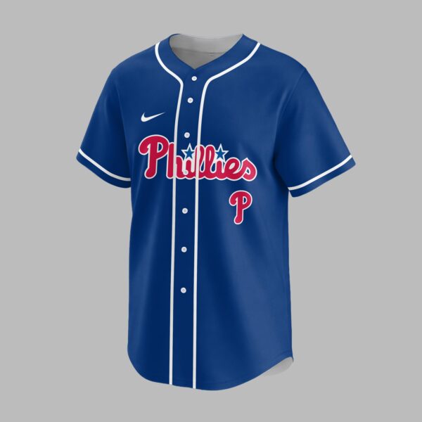 Alternative view of Philadelphia Phillies X I Can Do All Things Through Christ Christ Who Strengthens Me Jersey PVT007
