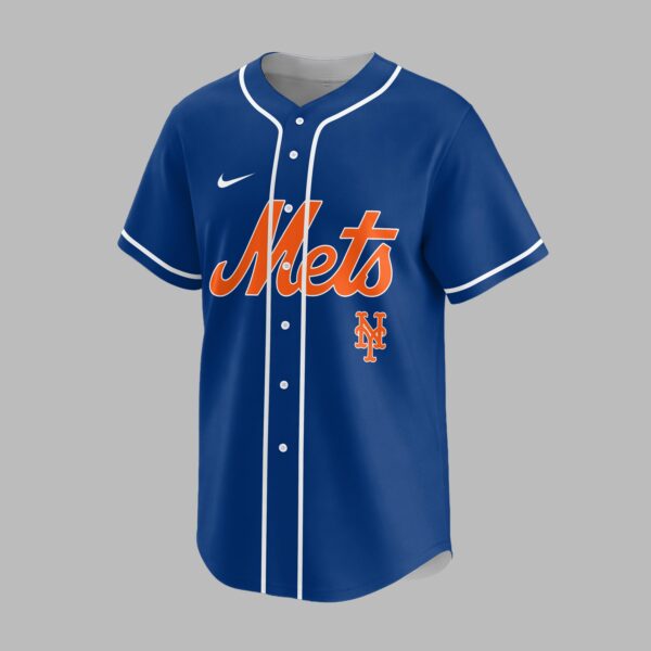 Alternative view of New York Mets X I Can Do All Things Through Christ Christ Who Strengthens Me Jersey PVT007
