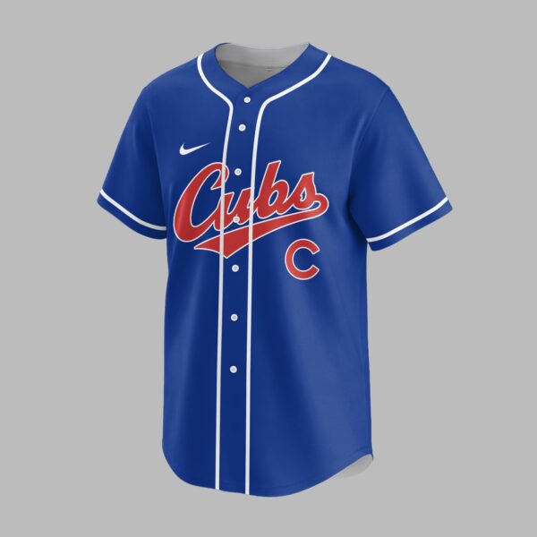 Alternative view of Chicago Cubs X I Can Do All Things Through Christ Christ Who Strengthens Me Jersey PVT007