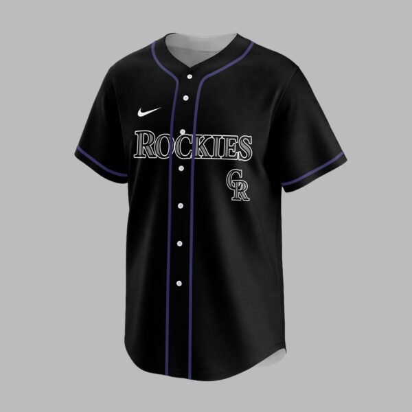 Alternative view of Colorado Rockies X I Can Do All Things Through Christ Christ Who Strengthens Me Jersey PVT007