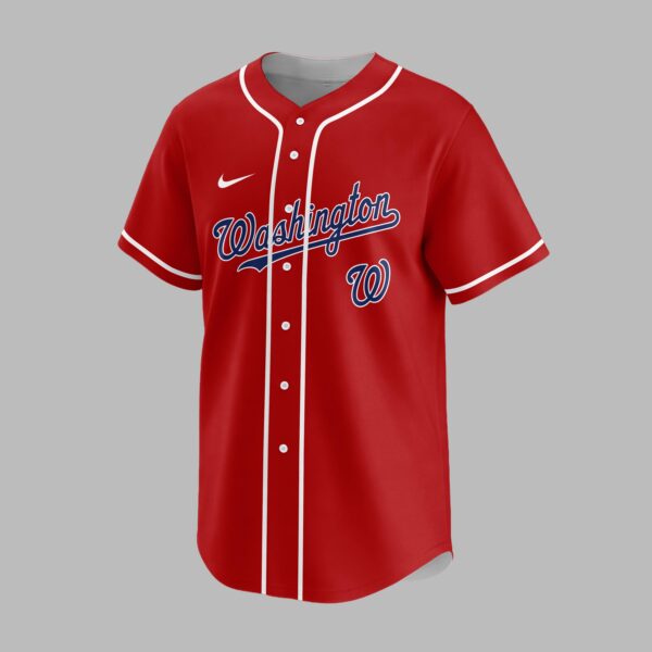 Alternative view of Washington Nationals X I Can Do All Things Through Christ Christ Who Strengthens Me Jersey PVT007