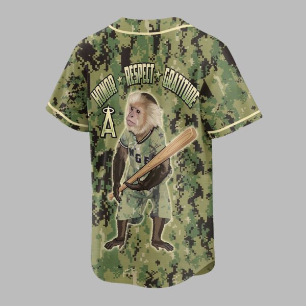 Alternative view of Los Angeles Angels  Camo Premium Jersey PL10