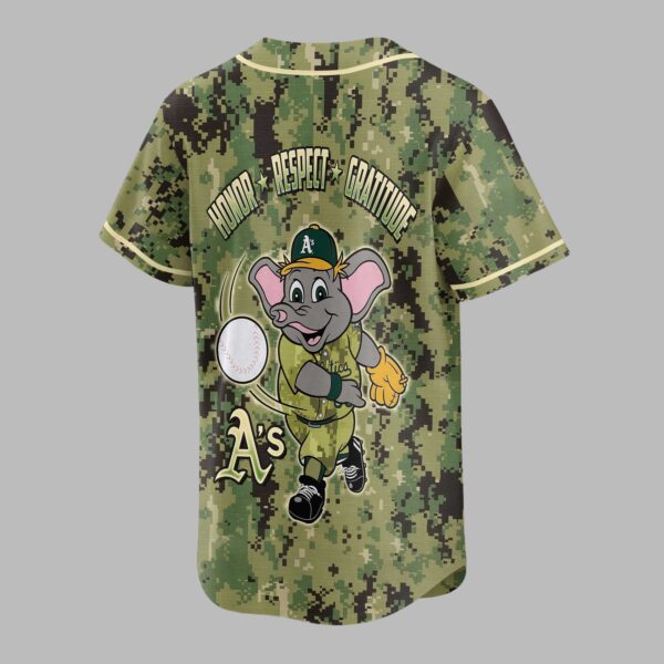 Alternative view of Oakland Athletics  Camo Premium Jersey PL10