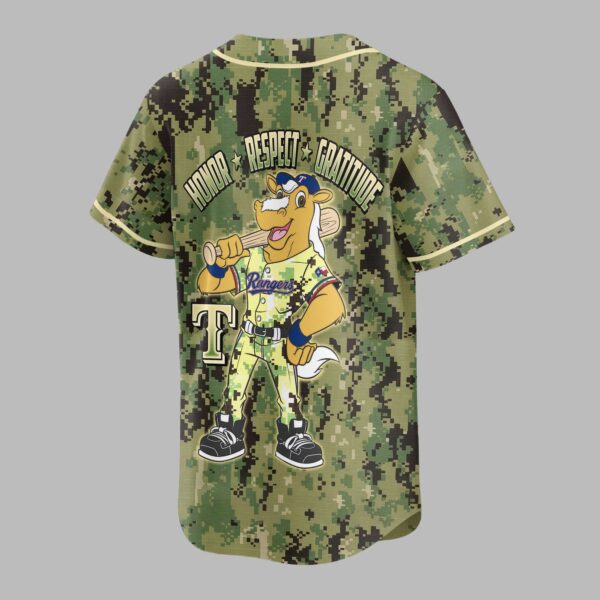 Alternative view of Texas Rangers Camo Premium Jersey PL10