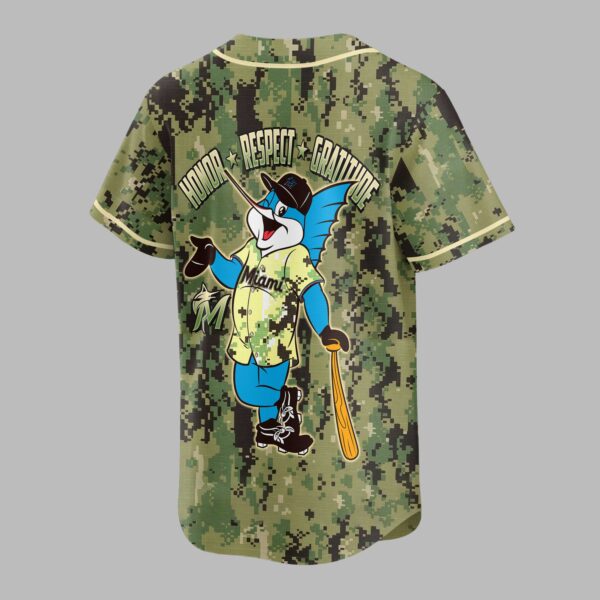 Alternative view of Miami Marlins Camo Premium Jersey PL10