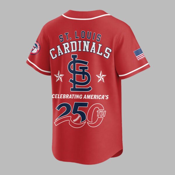 Alternative view of St. Louis Cardinals Celebrating America’s 250th Premium Jersey LT0006