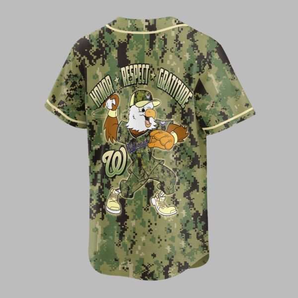 Alternative view of Washington Nationals Camo Premium Jersey PL10