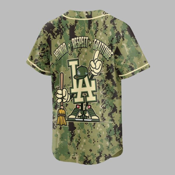 Alternative view of Los Angeles Dodgers Camo Premium Jersey PL10