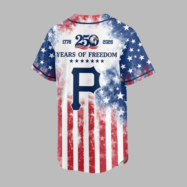 Alternative view of Pittsburgh Pirates 250 Years of Freedom Celebration Premium Jersey PH00006