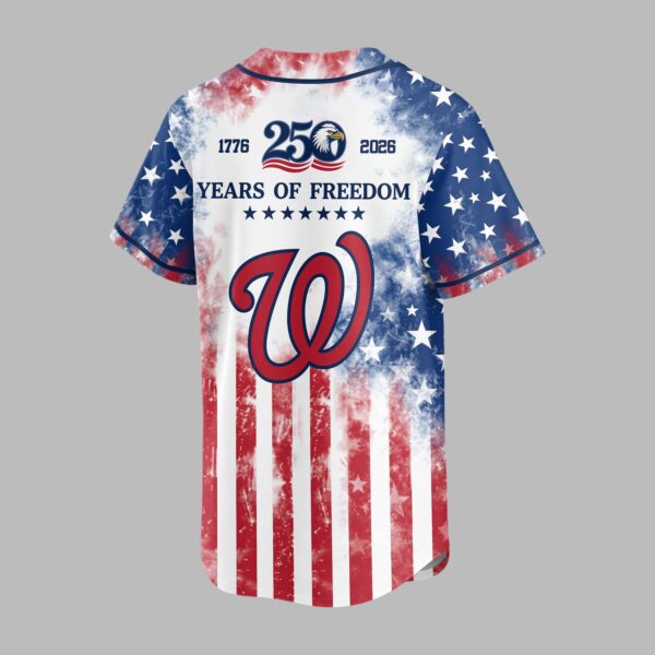 Alternative view of Washington Nationals 250 Years of Freedom Celebration Premium Jersey PH00006