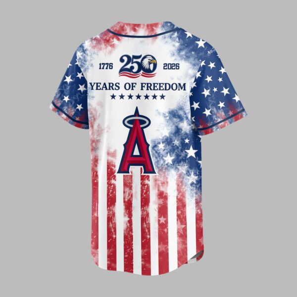 Alternative view of Los Angeles Angels 250 Years of Freedom Celebration Premium Jersey PH00006