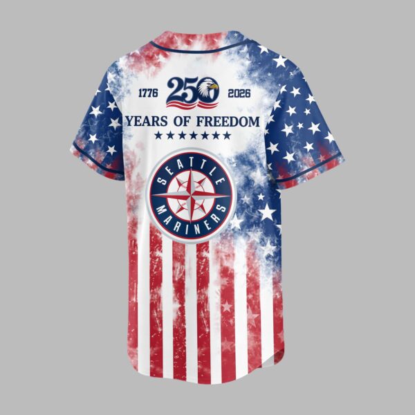Alternative view of Seattle Mariners 250 Years of Freedom Celebration Premium Jersey PH00006