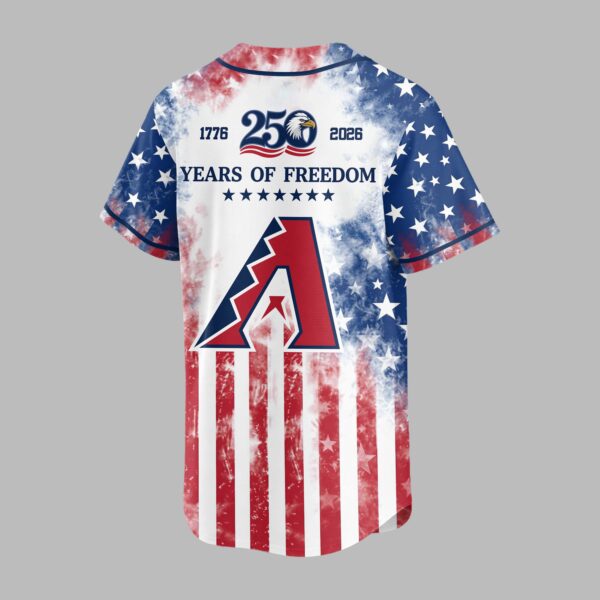 Alternative view of Arizona Diamondbacks 250 Years of Freedom Celebration Premium Jersey PH00006